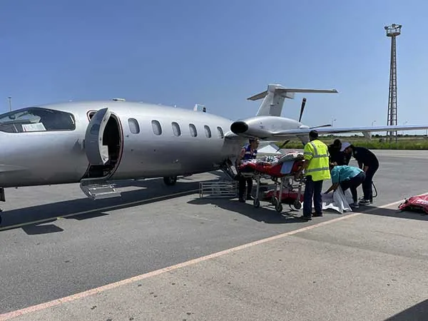 Avion sanitaire médicalisé
